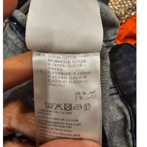 Kookai Women's Cropped Jean Jacket Size 40 - Picture 6 of 7